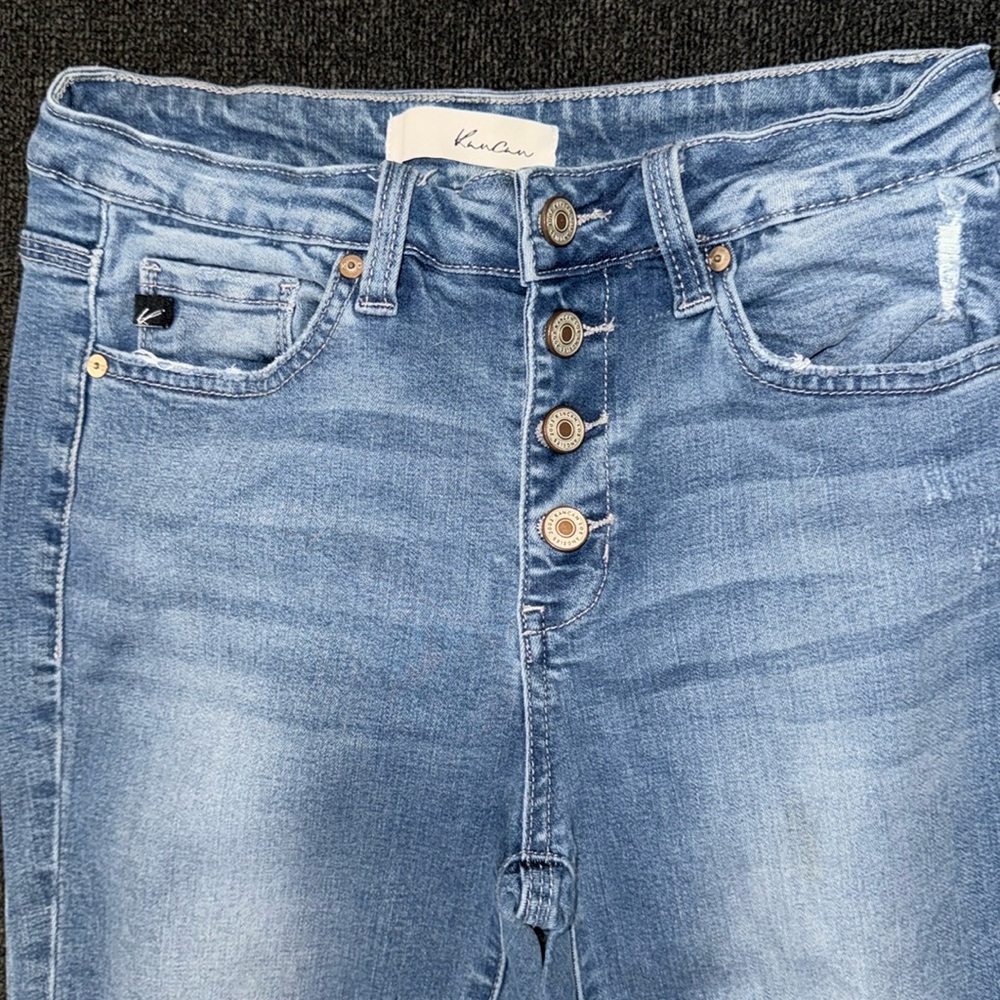 Kancan high waisted distressed skinny jean